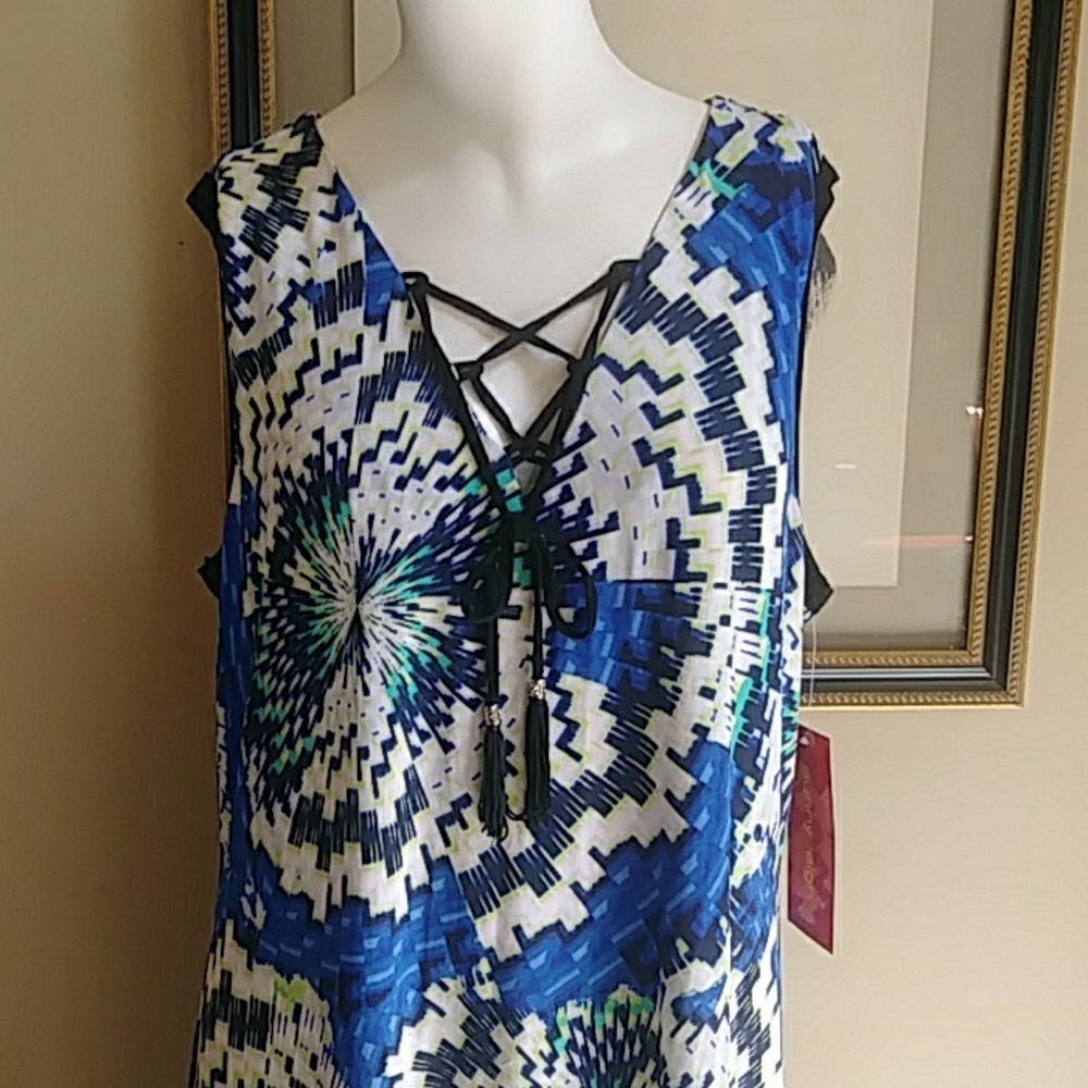 Sunny Leigh jersey knit maxi dress